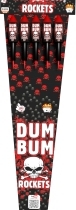 Raketa Dum Bum s pískaním 5ks